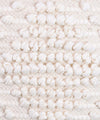 Housse de coussin Serene Pebble touffetée à la main | 100 % coton | 40 x 40 cm