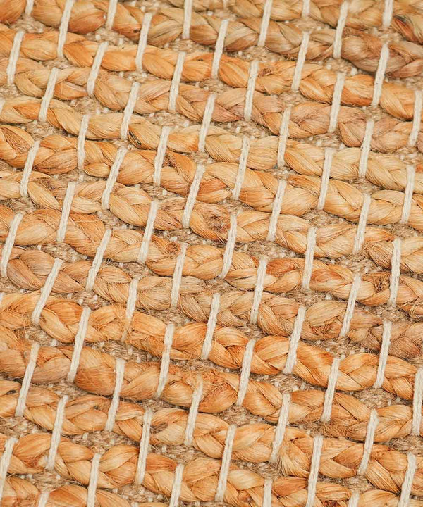 Housse de coussin rustique en jute tissée – 100 % jute naturelle | 45,7 cm × 45,7 cm