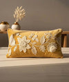 Aurelia Velvet | Hand Embroidered Throw Pillow Cover | 14x24